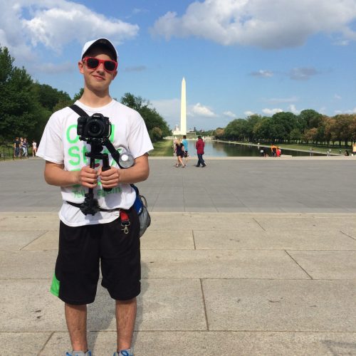 An aspiring filmmaker shooting at the Mall, Washington, D.C.-1773964668
