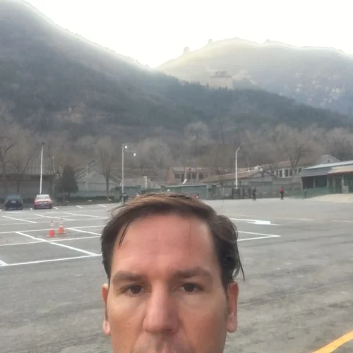 Author Lance Hoovestal in Ground