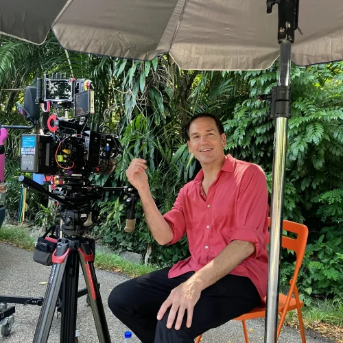 Author Lance Hoovestal Shooting Scene